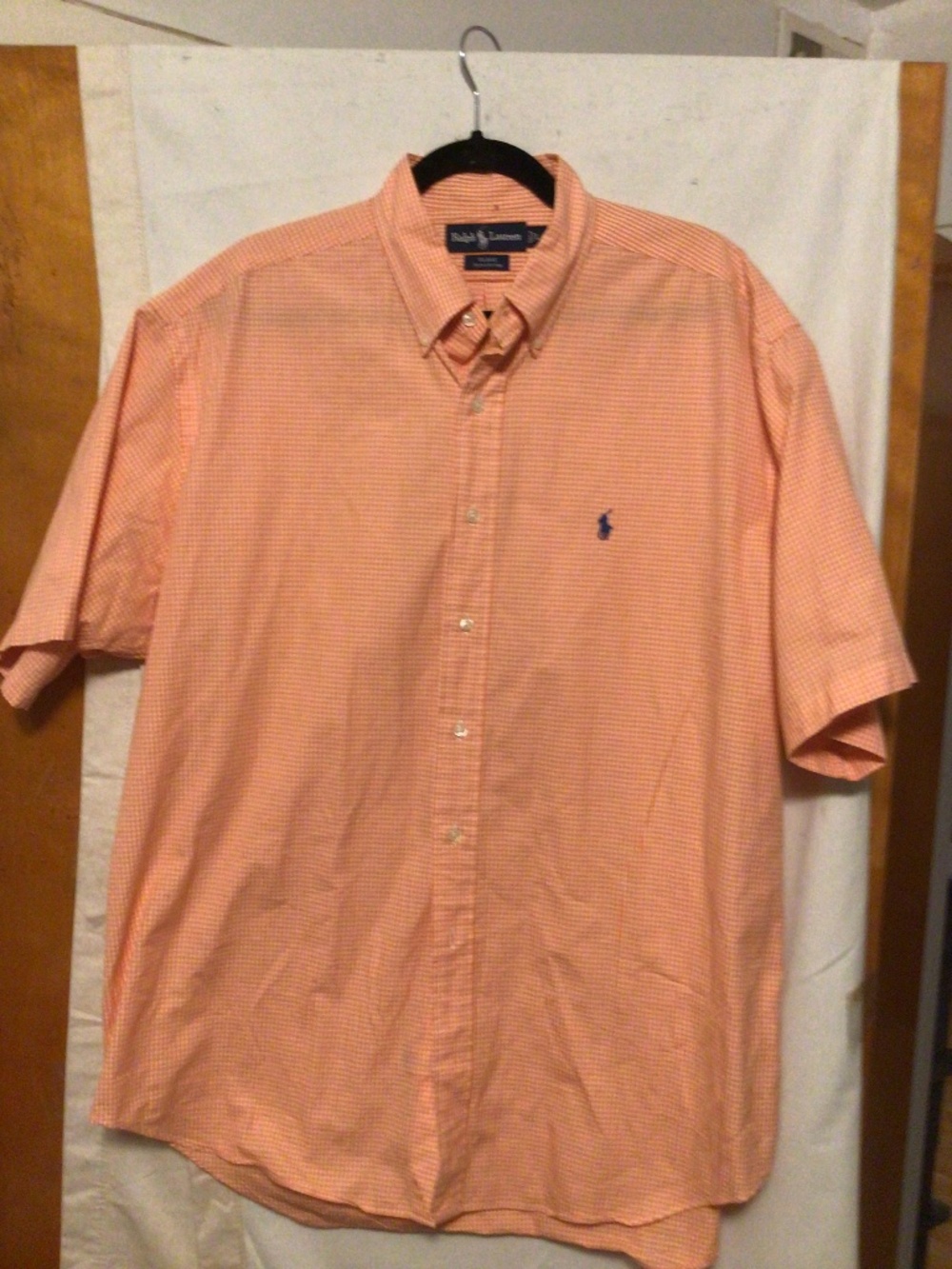 Ralph Lauren “BLAKE” 100% cotton short sleeved summer casual shirt SZ L